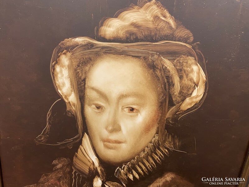 Csáky Lajos Rembrandt férfi portré festmény németalföldi kép