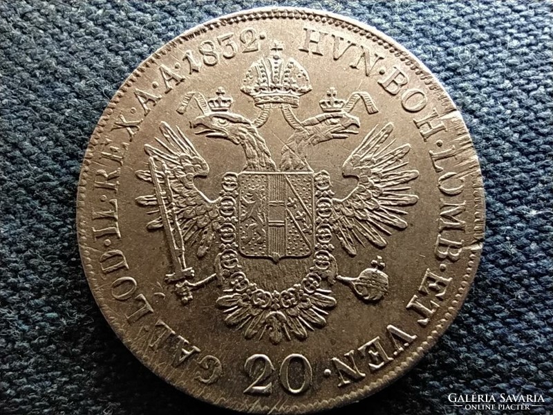 Austria II. Ferenc .583 Silver 20 krajcár 1832 a (id67590)