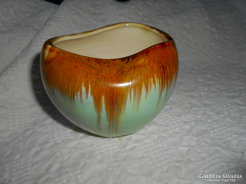 Drip-glazed vase