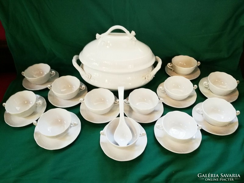 Rare Herend soup set for 12 people