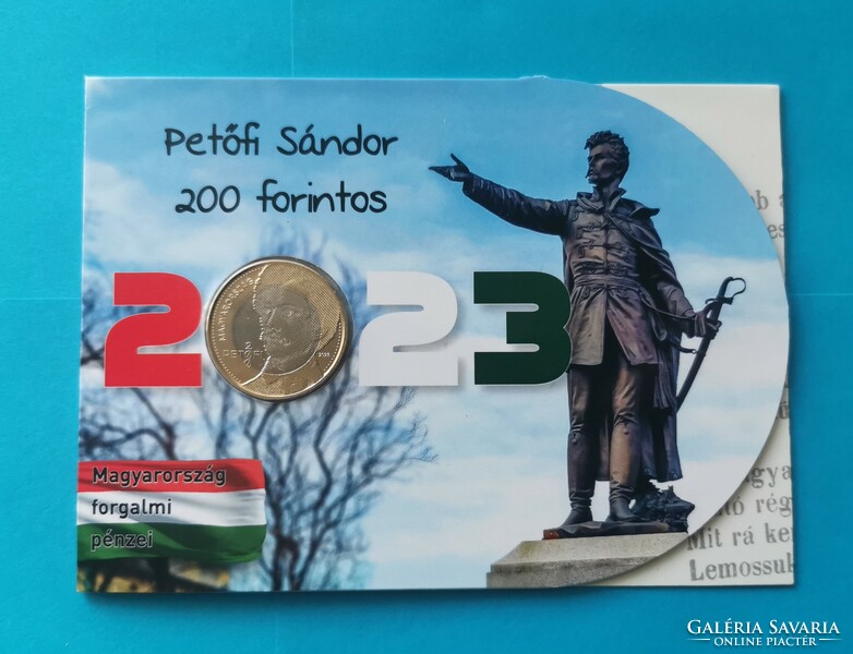 Sándor Petőfi 200ft blister! A total of 500 pieces were made! Private edition!