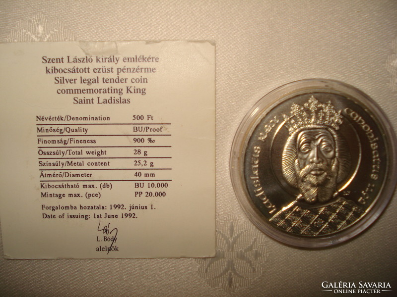 Saint Laszlo silver 1992