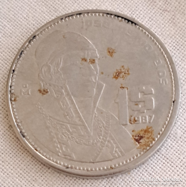 1989 Mexico 1 peso (618)