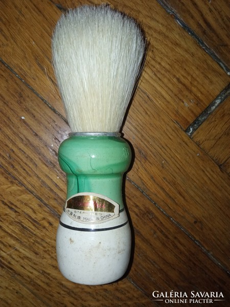 Retró Kínai vaddisznósörte-fa borotválkozó pamacs eredeti csomagolásban