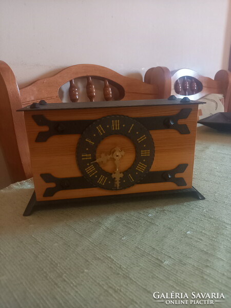 Rustic iron clock