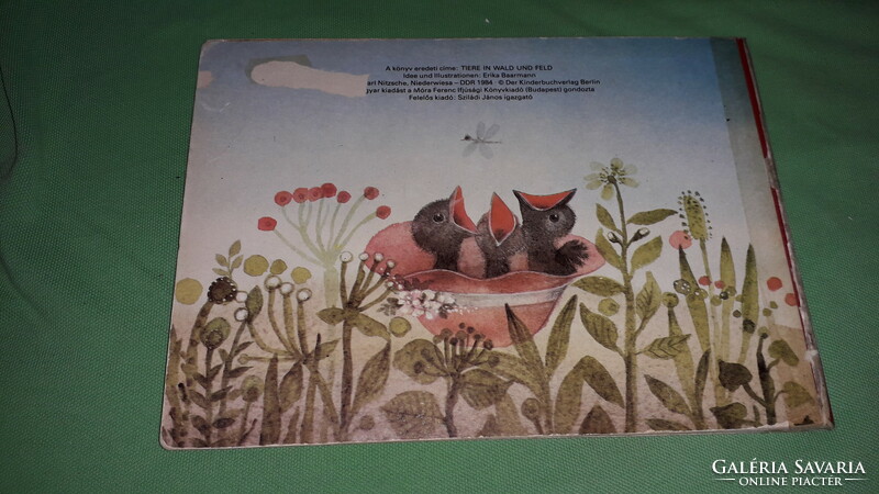 1984. Erdő, mező állatai képes gyermek mese könyv a képek szerint MÓRA