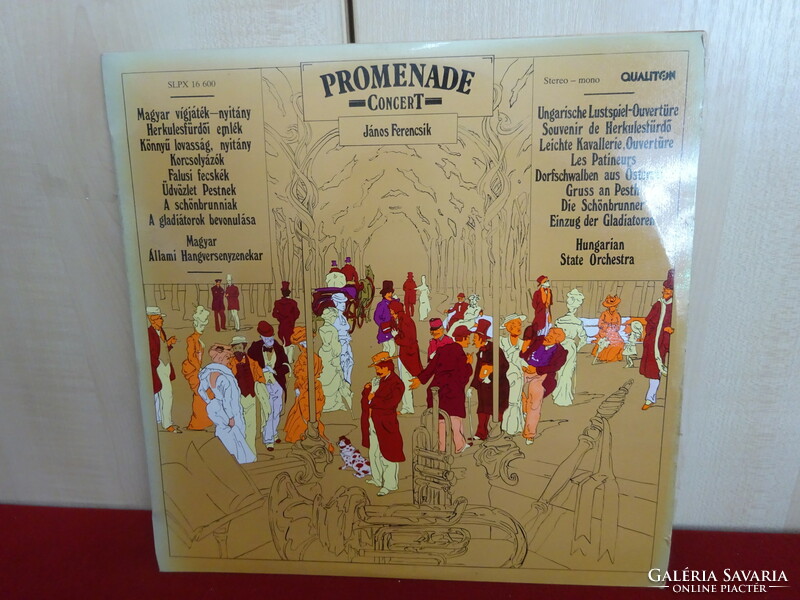 Vinyl LP, qualiton slpx 16600 - stereo. Promenade concert. Jokai.
