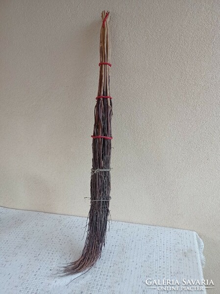 Old cane broom 100 cm