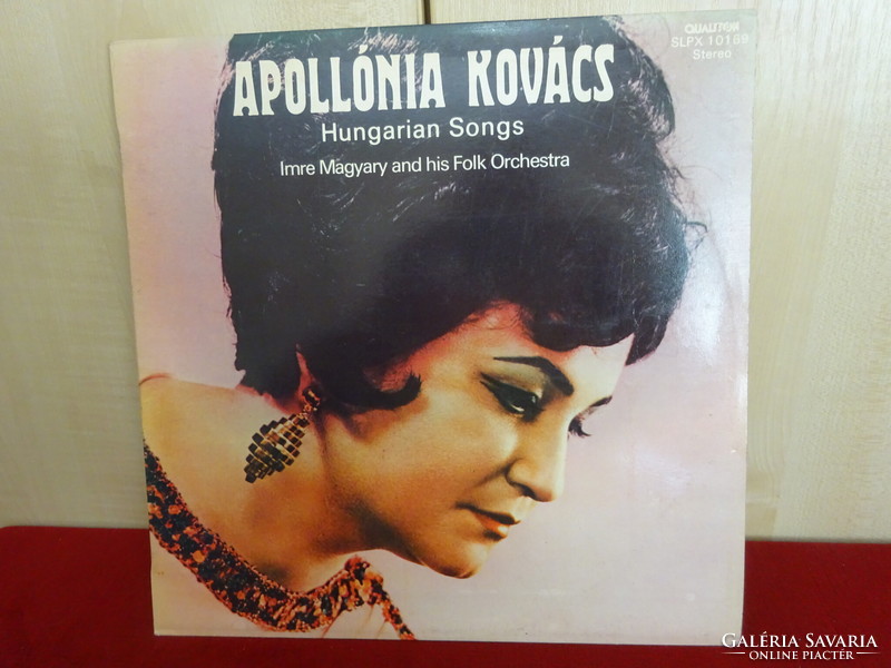 VINYL nagylemez - QUALITON SLPX-10169. STEREO. KOVÁCS APOLLÓNIA énekel.  Jókai.
