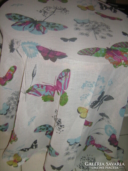 Beautiful butterfly floral curtain