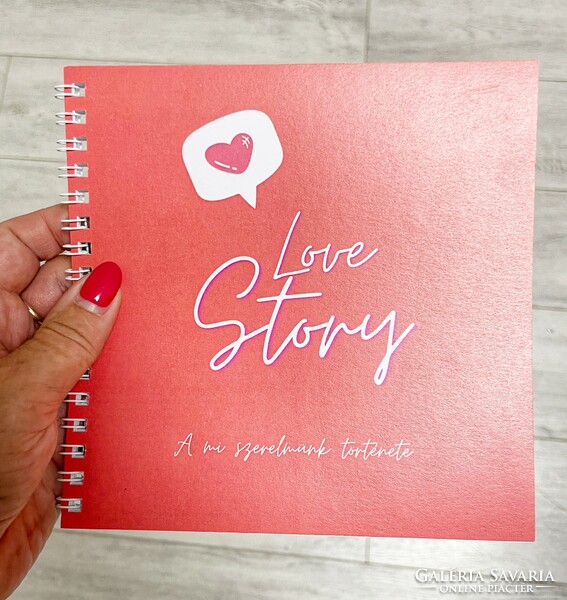 Love story booklet for couples in love
