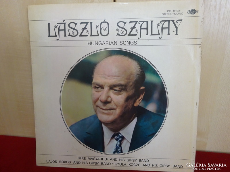 Vinyl LP - qualiton lpx- 10132 - stereo-mono. László Szalay's songs. Jokai.