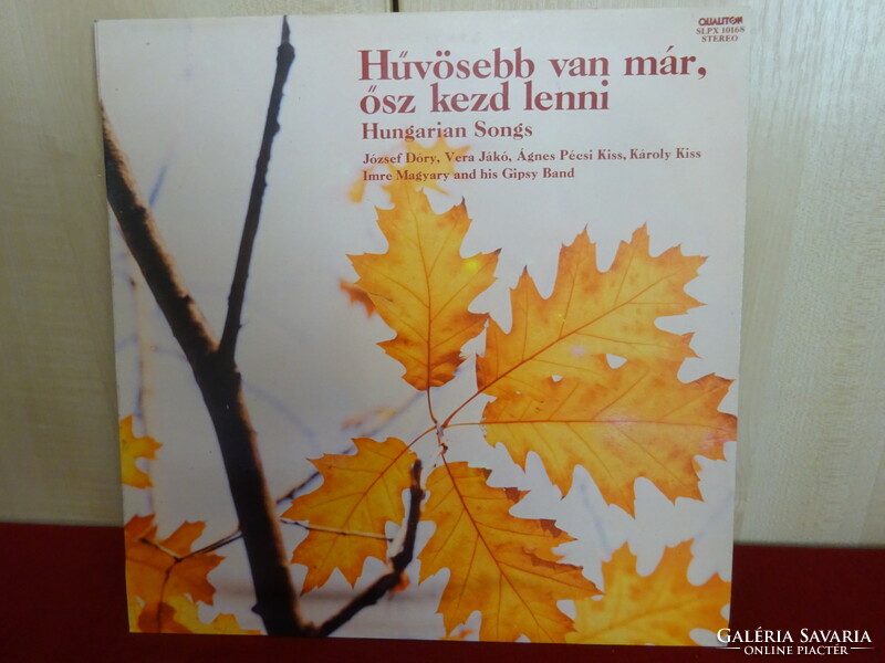 VINYL nagylemez - QUALITON  SLPX- 10168. Stereo. Magyar nóták és csárdások.  Jókai.