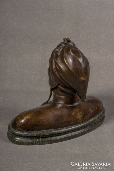 L. Galli&Raffaelo Vignali-nak tulajdonítva : Dante Alighieri, bronz büszt,