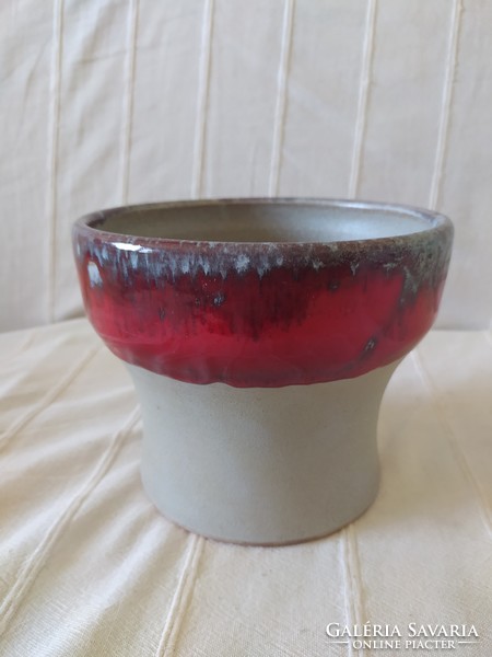 Craftsman ceramic bowl, flawless, marked 18 cm