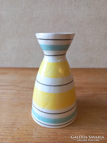Zsolnay's retro striped vase - less common form