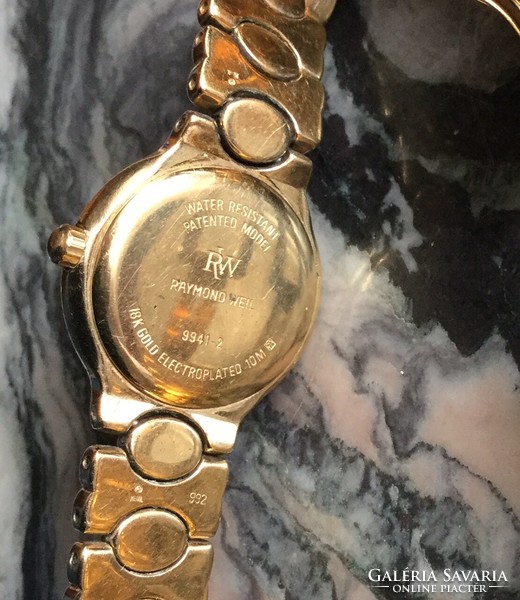 Raymond Weil Tosca 9841-2 jelzésű 18 k. aranyozott használt órám  szeretném eladni !