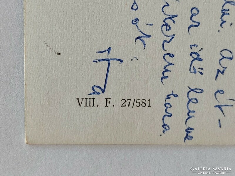 Régi képeslap Balaton fotó levelezőlap Zamárdi 1958