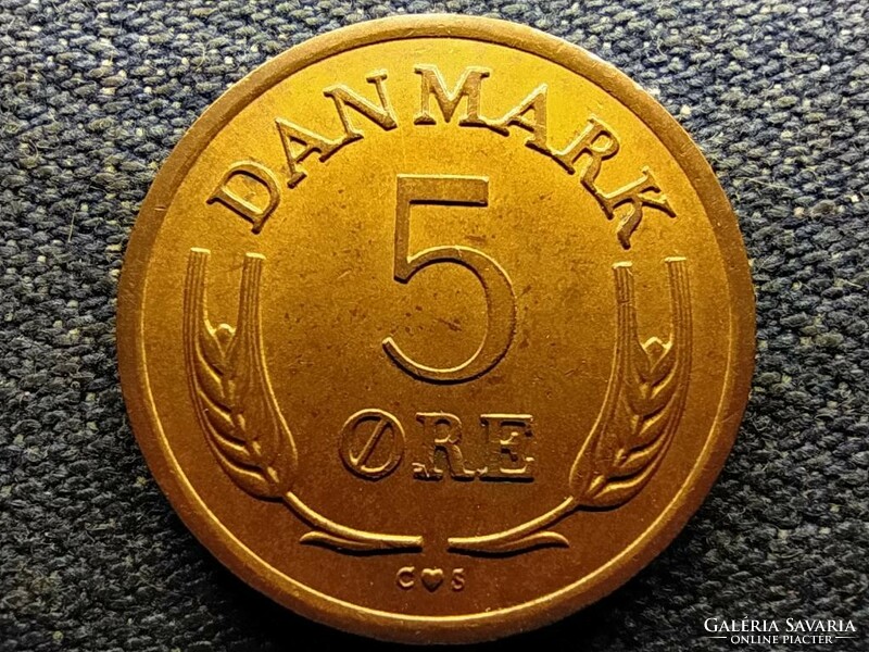 Dánia IX. Frigyes (1947-1972) 5 øre 1963 C S  (id67123)
