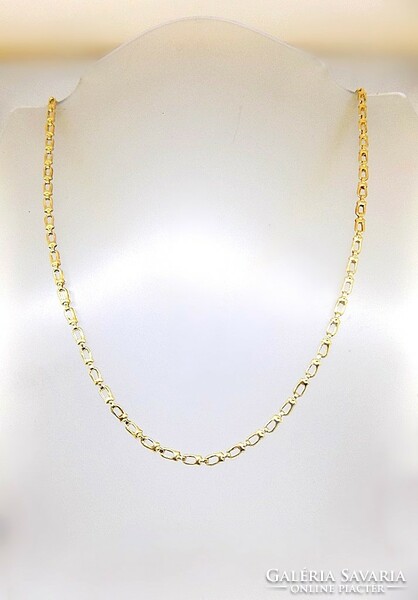 Yellow gold necklace (zal-au89062)