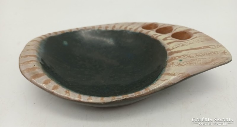 Retro ceramic bowl, bowl 2 pcs, 13 cm x 9 cm wide and 3.5 cm high