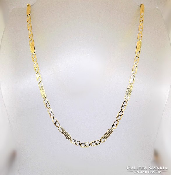 Sárg arany fűzött nyaklánc (ZAL-Au114096)