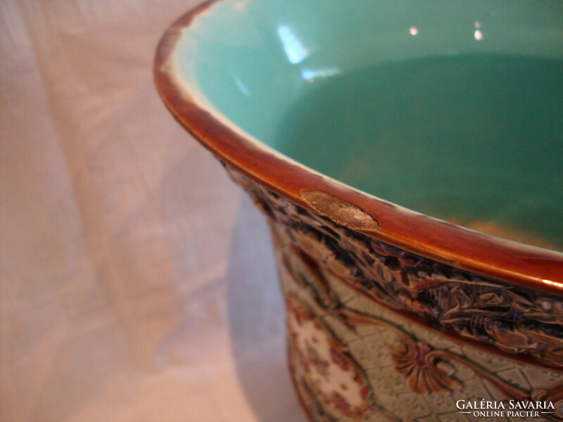 Wilhelm Schiller & Son Ws & s Antique Majolica Pot