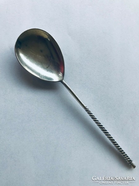 Russian silver caviar spoon..