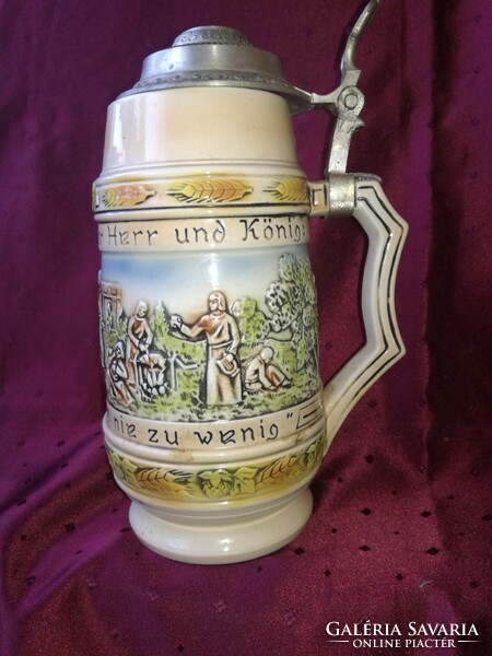 German jar with lid