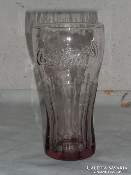 Coca cola glass (3 dl.-Es, coral)