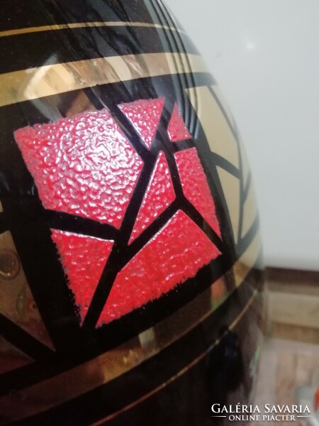 Retro glass vase 40 cm high in perfect condition