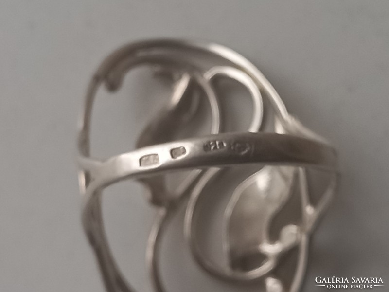 Női áttört mintás ezüst gyűrű
