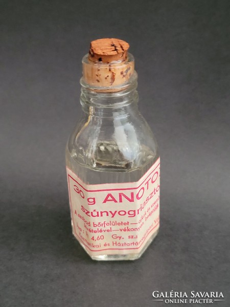 Régi retro bontatlan szúnyogriasztó eredeti üvegben