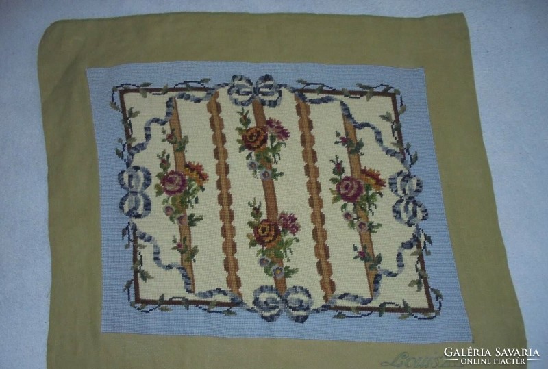 Antique, old tapestry, needlework