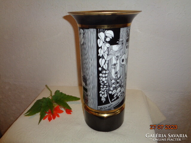 Ravenclaw vase, 30 cm, signed