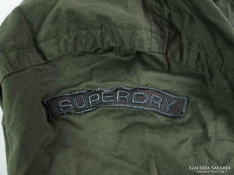 Original superdry (m) sporty military green men's spring / autumn jacket