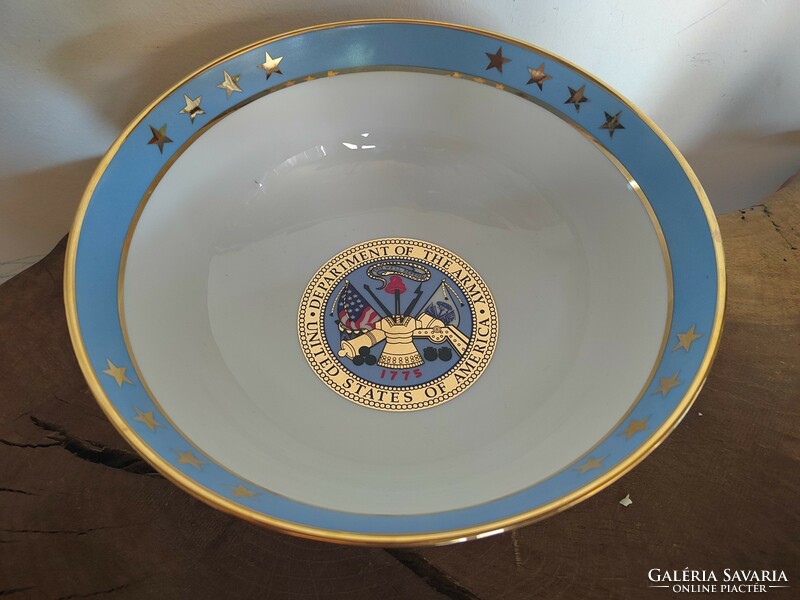 American military war army varieties porcelain bowl