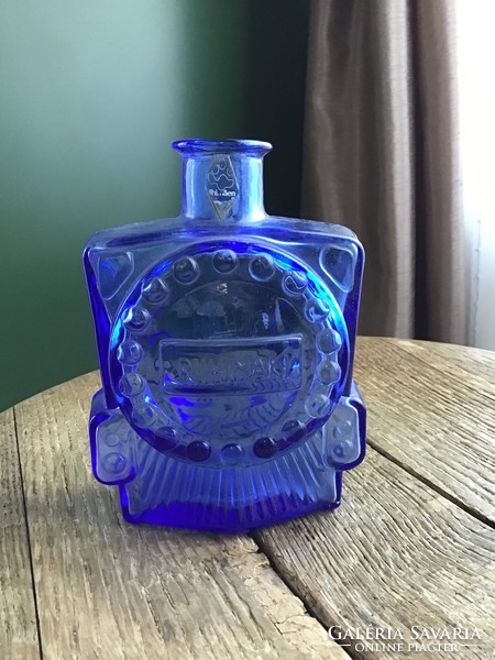 Old Finnish riihimaki glass decorative flask