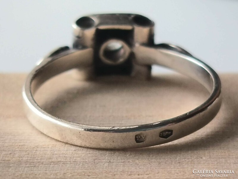 Régi női ezüst gyűrű
