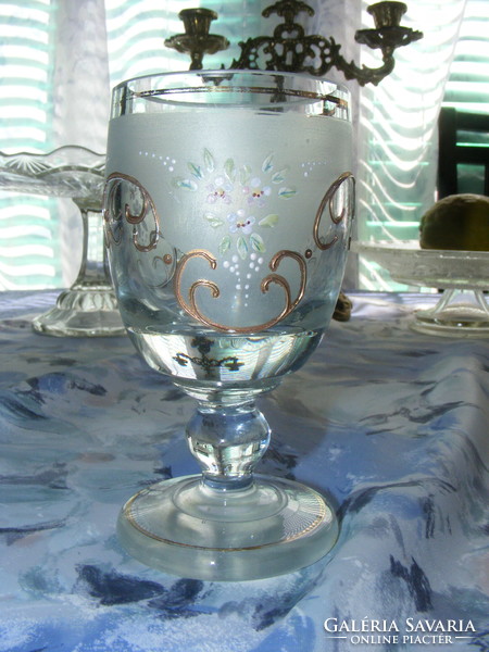Biedermeier glass cup