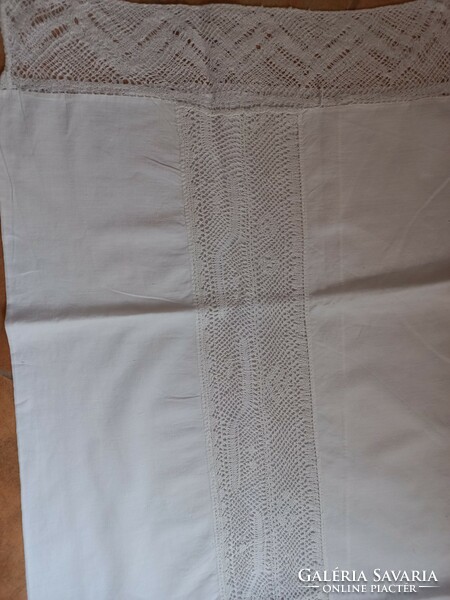Antique pillow cover, long 112x41 cm