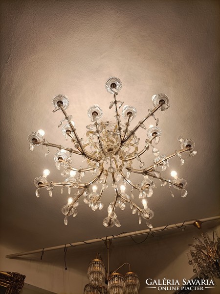 Extra large 20-light crystal chandelier!
