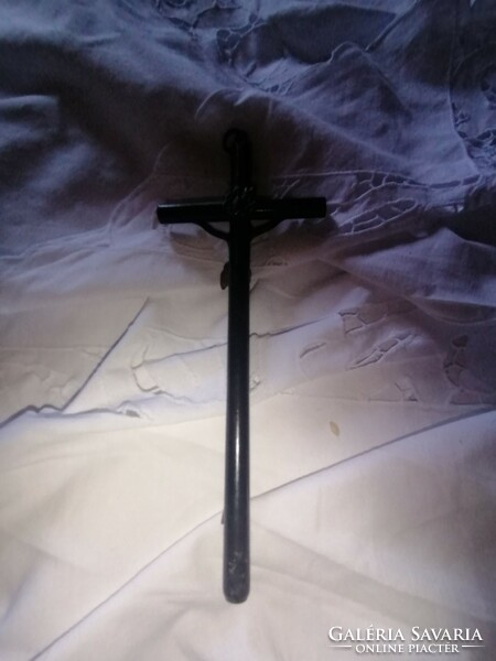 Antique wooden Christian cross, crucifix