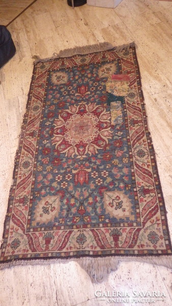 Antik kézi szőnyeg, faliszőnyeg 170x92 cm (11)