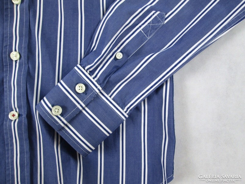 Original superdry (m) sporty elegant striped long sleeve men's shirt
