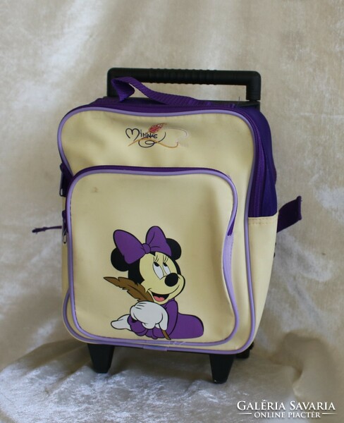 Disney Minnie rolling suitcase/backpack