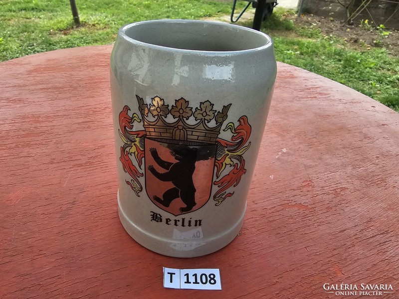 T1108 German beer mug berlin 12 cm