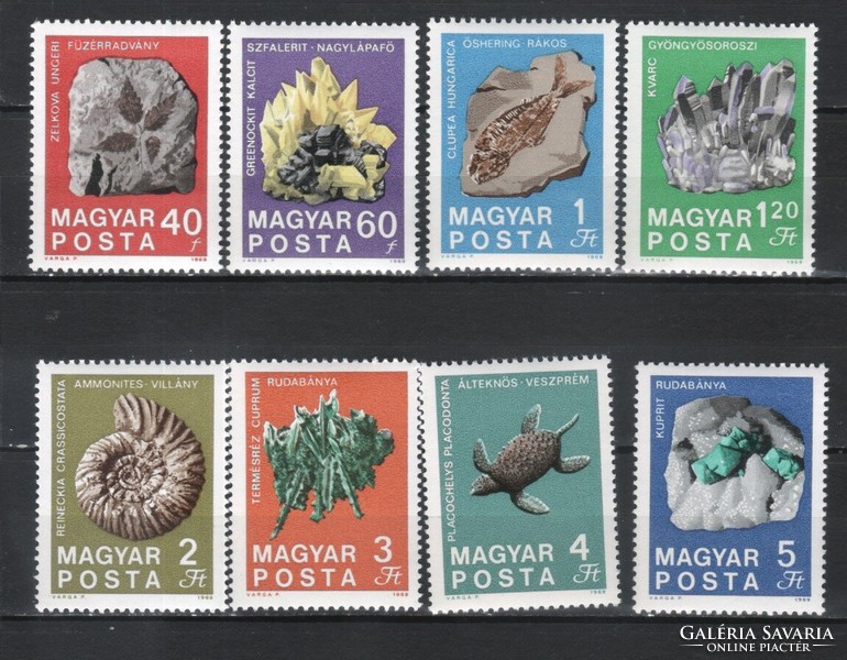 Hungarian postal clerk 3851 mbk 2559-2565