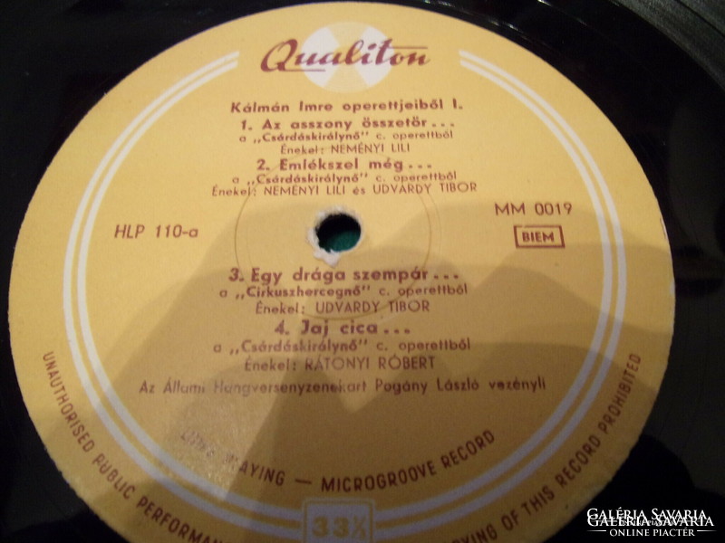 Audio CD of Imre Kálmán's operettas