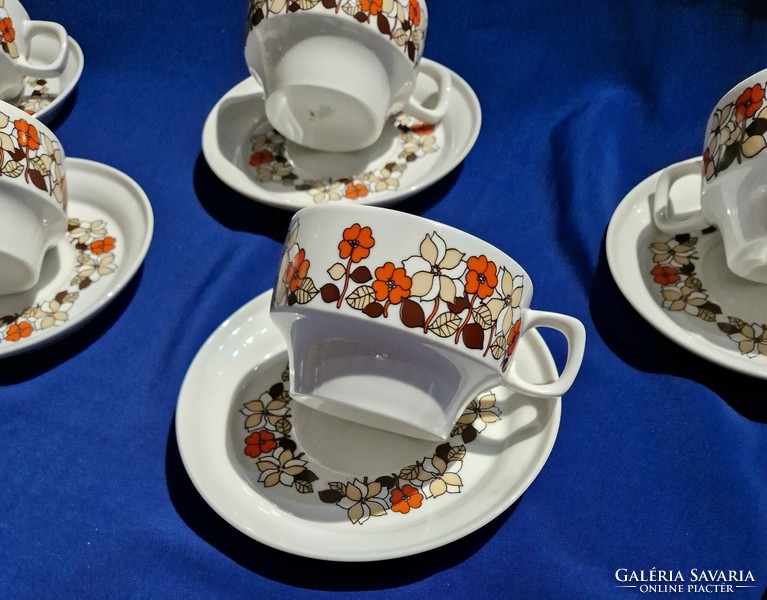 Vintage Raven House teacup sets (rare) j. Designed by Marta Seregély